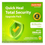 Quick Heal Antivirus Total Renew Pack 1P 3Y TS1UP